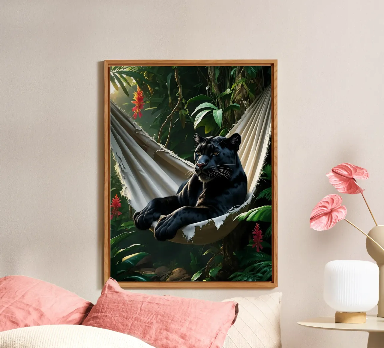🌿😎 Panter | Chillin' in Style alluminio dibond da Trinkets NL Design Studio