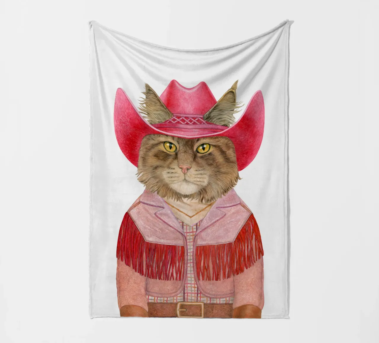 Carnaval kat fleecedeken van Animal Crew