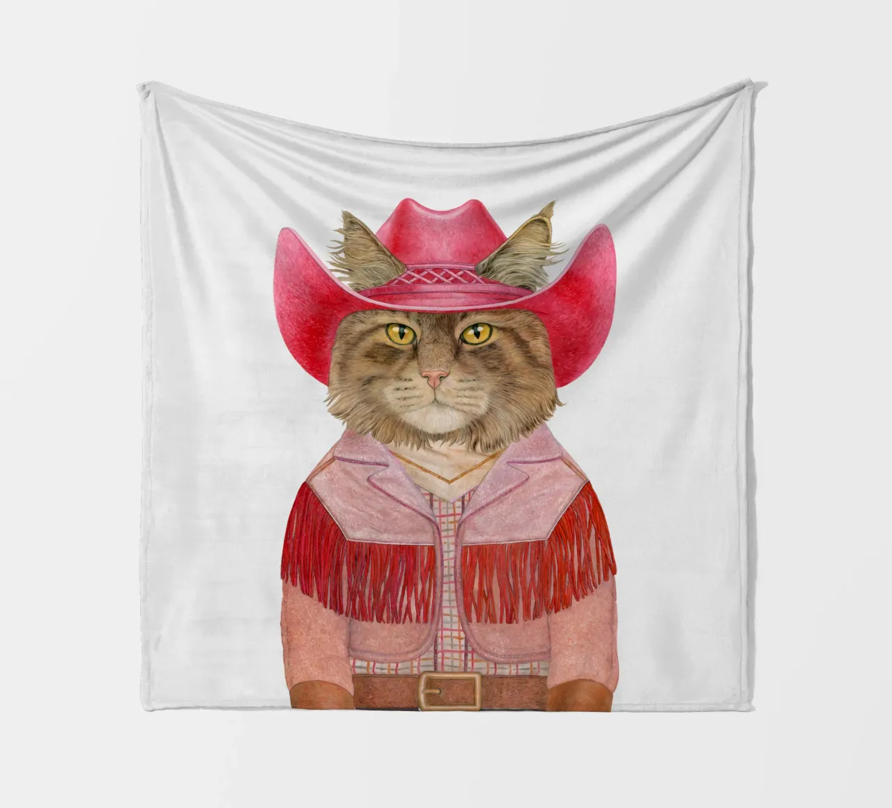 Carnaval kat fleecedeken van Animal Crew