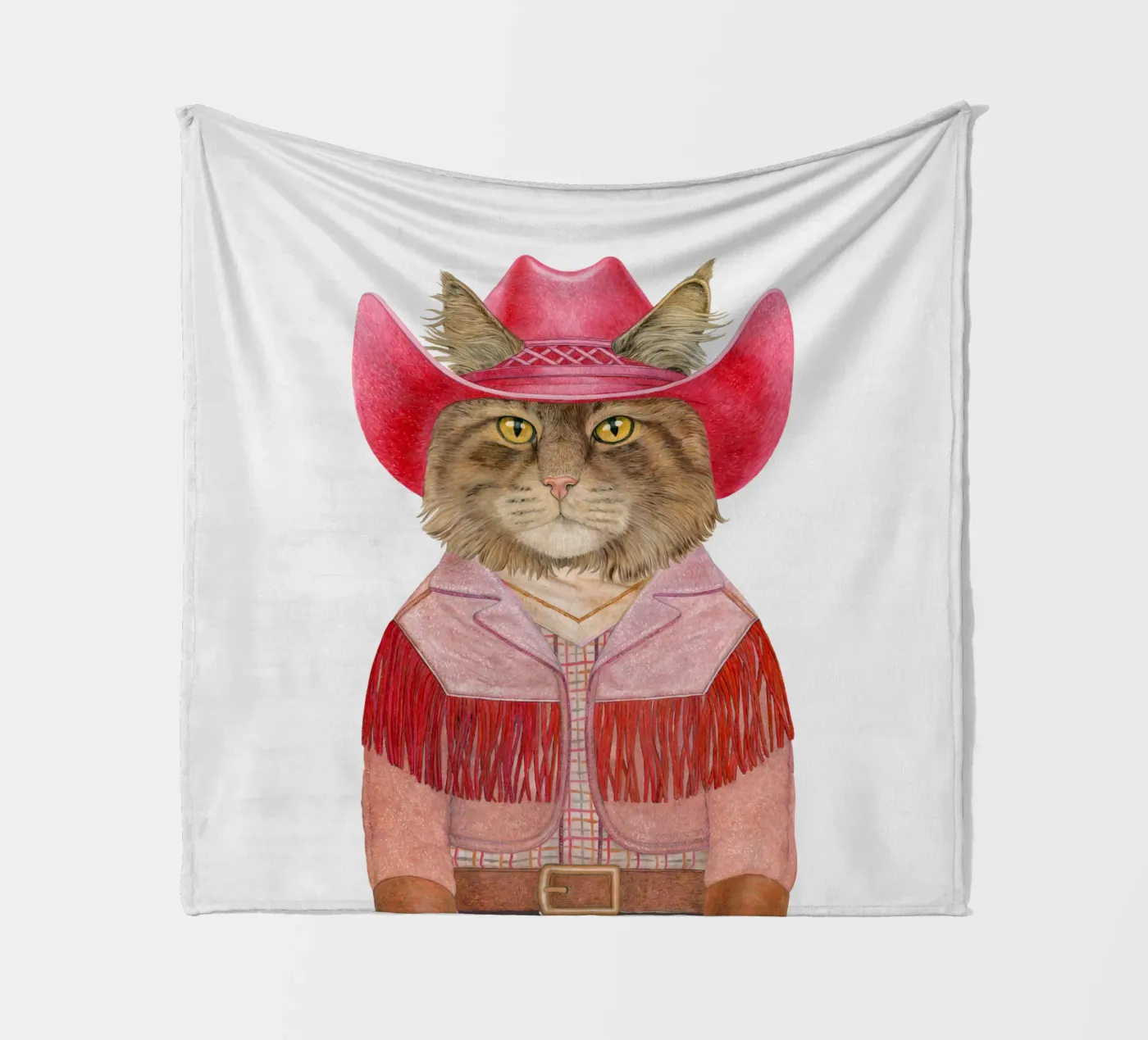 Karneval Katze Fleecedecke von Animal Crew