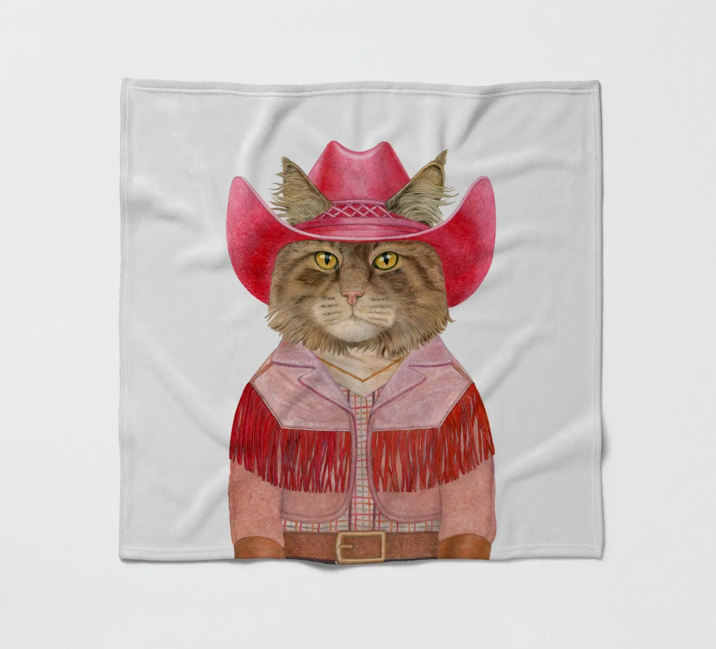 Karneval Katze Fleecedecke von Animal Crew