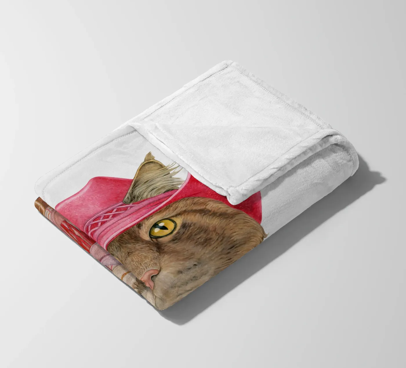 Karneval Katze Fleecedecke von Animal Crew
