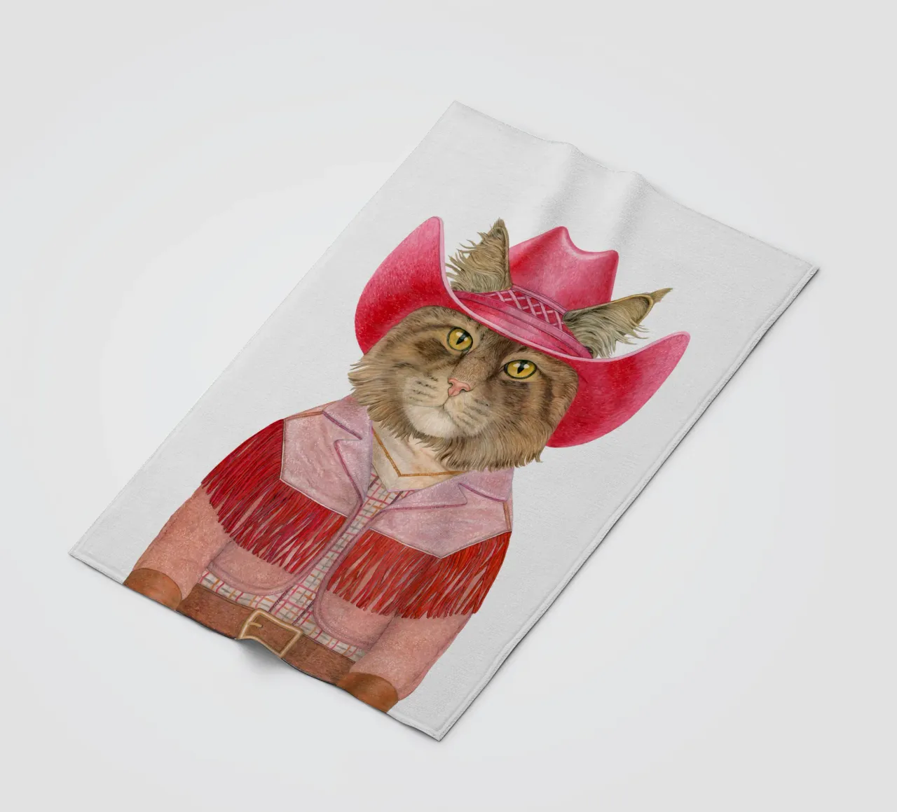 Carnaval kat fleecedeken van Animal Crew