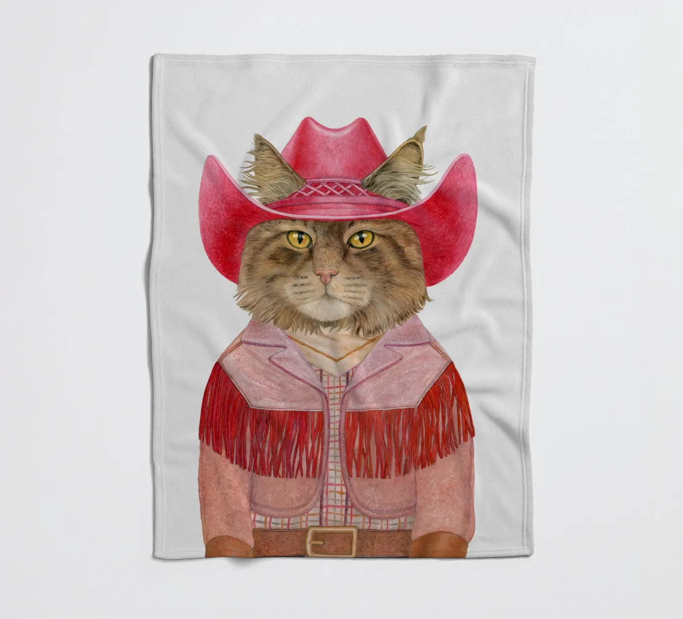 Karneval Katze Fleecedecke von Animal Crew