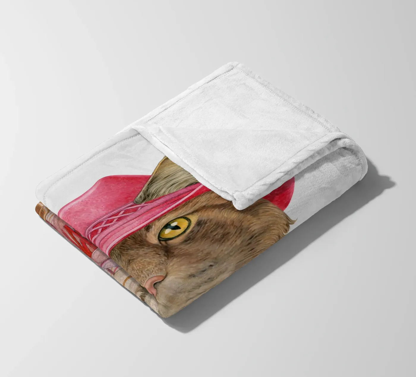 Karneval Katze Fleecedecke von Animal Crew