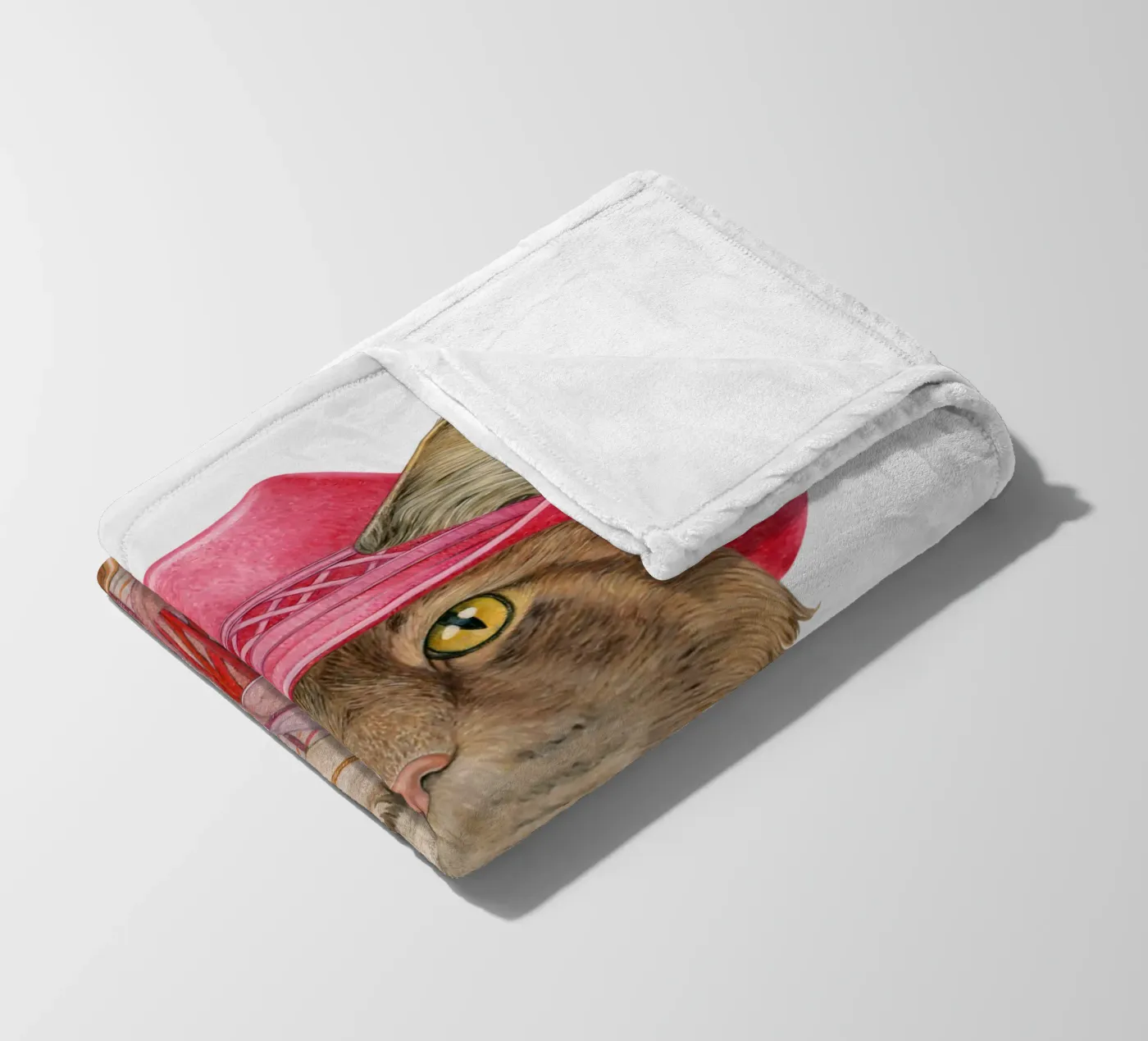 Karneval Katze Fleecedecke von Animal Crew