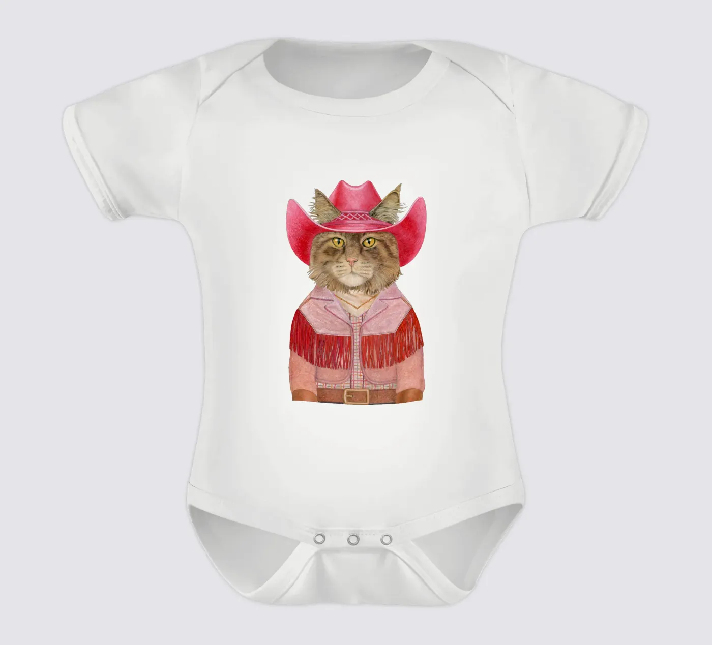 Chat de Carnaval body bébé de Animal Crew