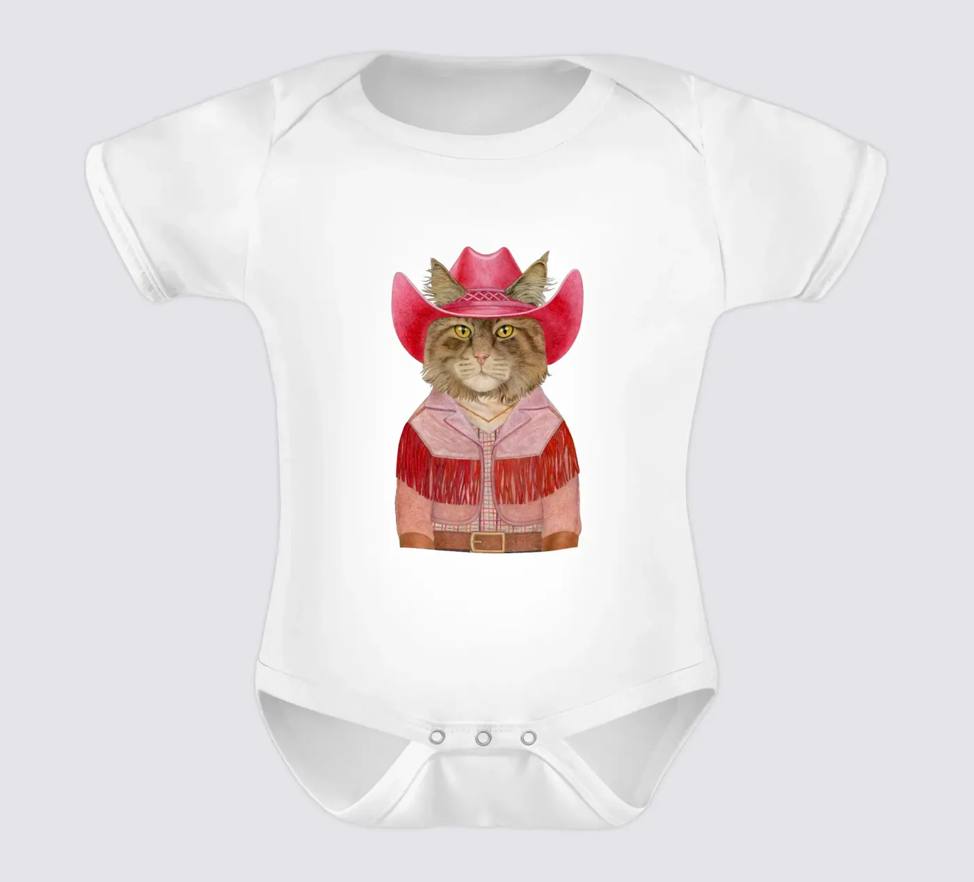 Chat de Carnaval body bébé de Animal Crew