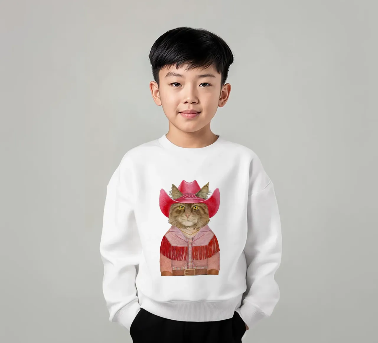 Gatto di Carnevale felpa bambino da Animal Crew