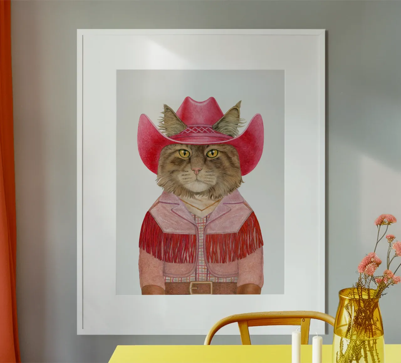 Carnaval kat poster van Animal Crew