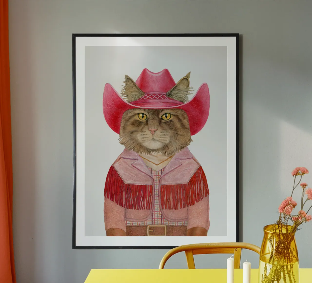 Gatto di Carnevale carta hahnemühle da Animal Crew
