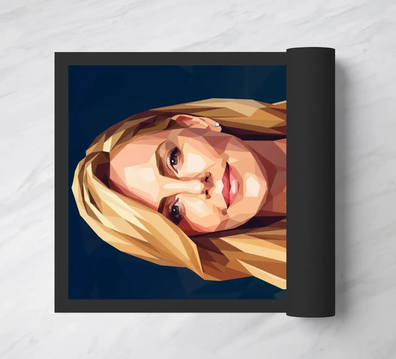 Charlize Theron Low Poly zerbino da Low Profile