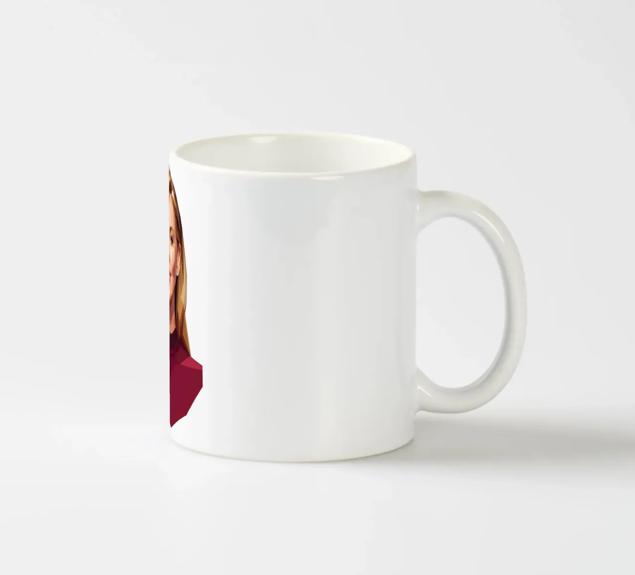 Charlize Theron Low Poly tazza in ceramica da Low Profile