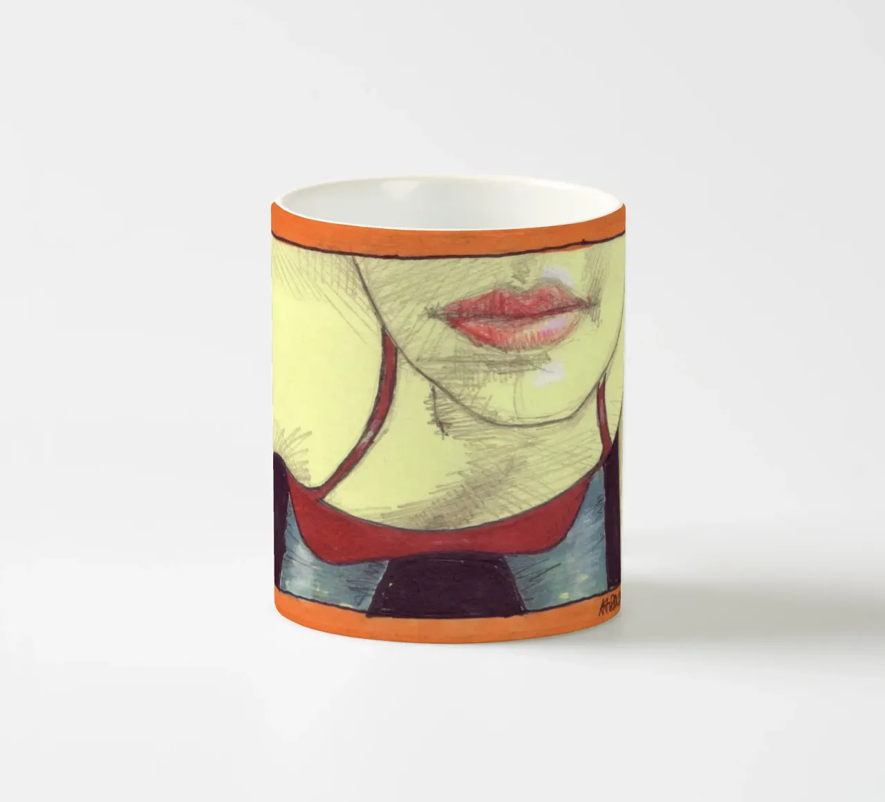 Selfie di Wenndy tazza in ceramica da Martin Ahrens