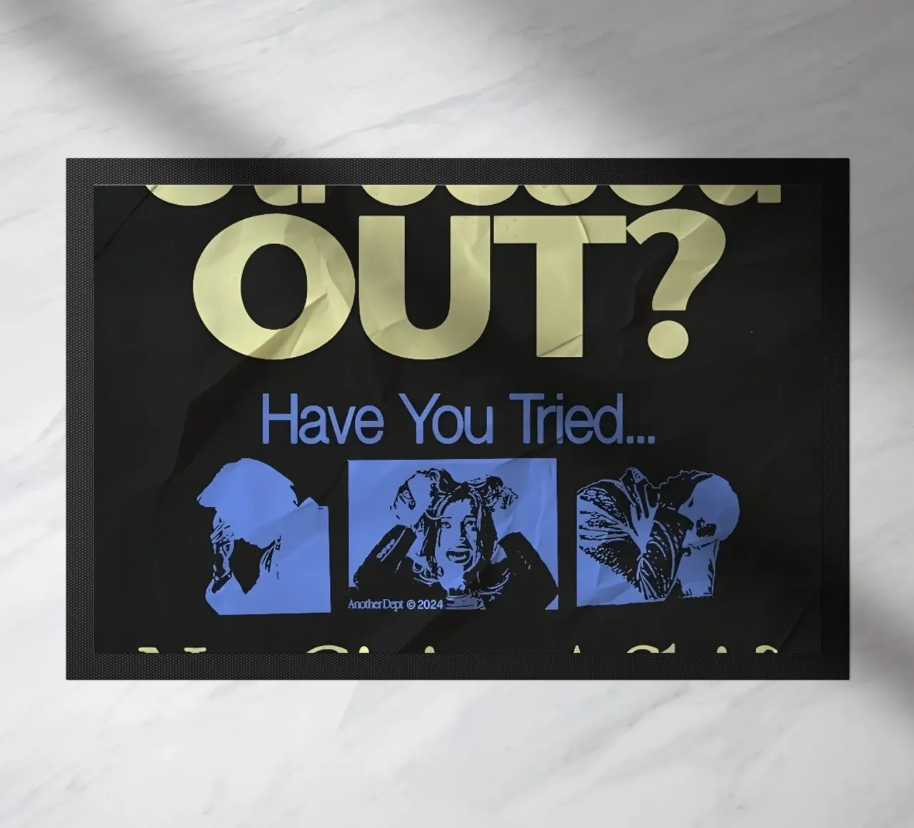 'Stressed OUT? zerbino da Type & Tape