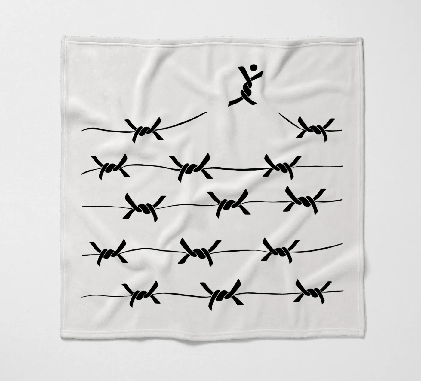 Freedom wire fleecedeken van TijanaArtStudio88