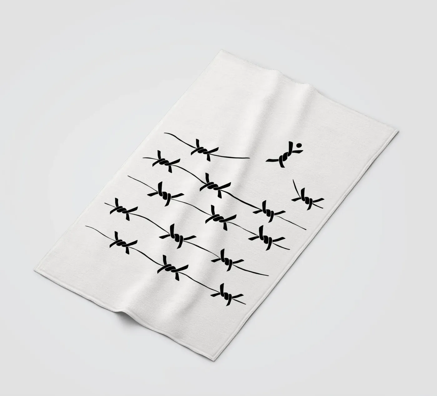 Freedom wire fleecedeken van TijanaArtStudio88