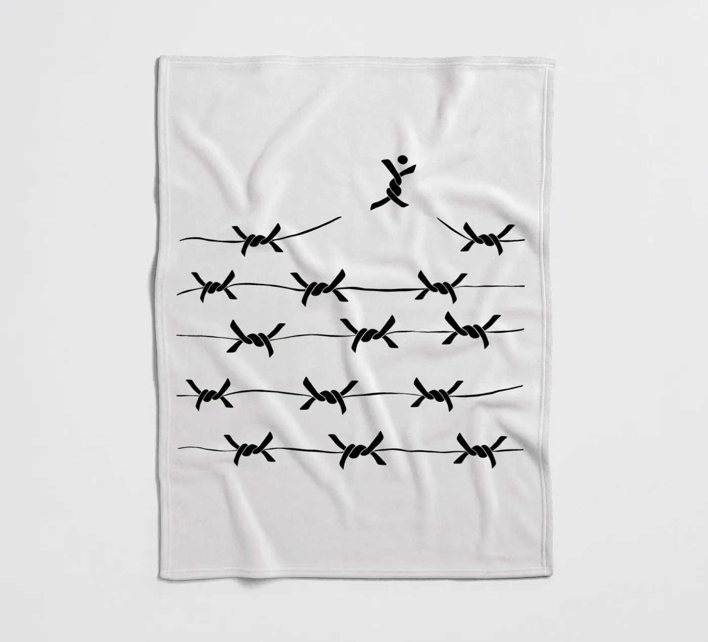 Freedom wire fleecedeken van TijanaArtStudio88