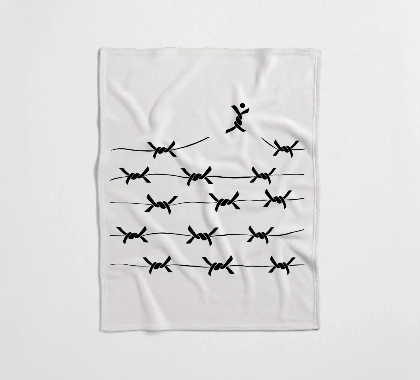 Freedom wire fleecedeken van TijanaArtStudio88