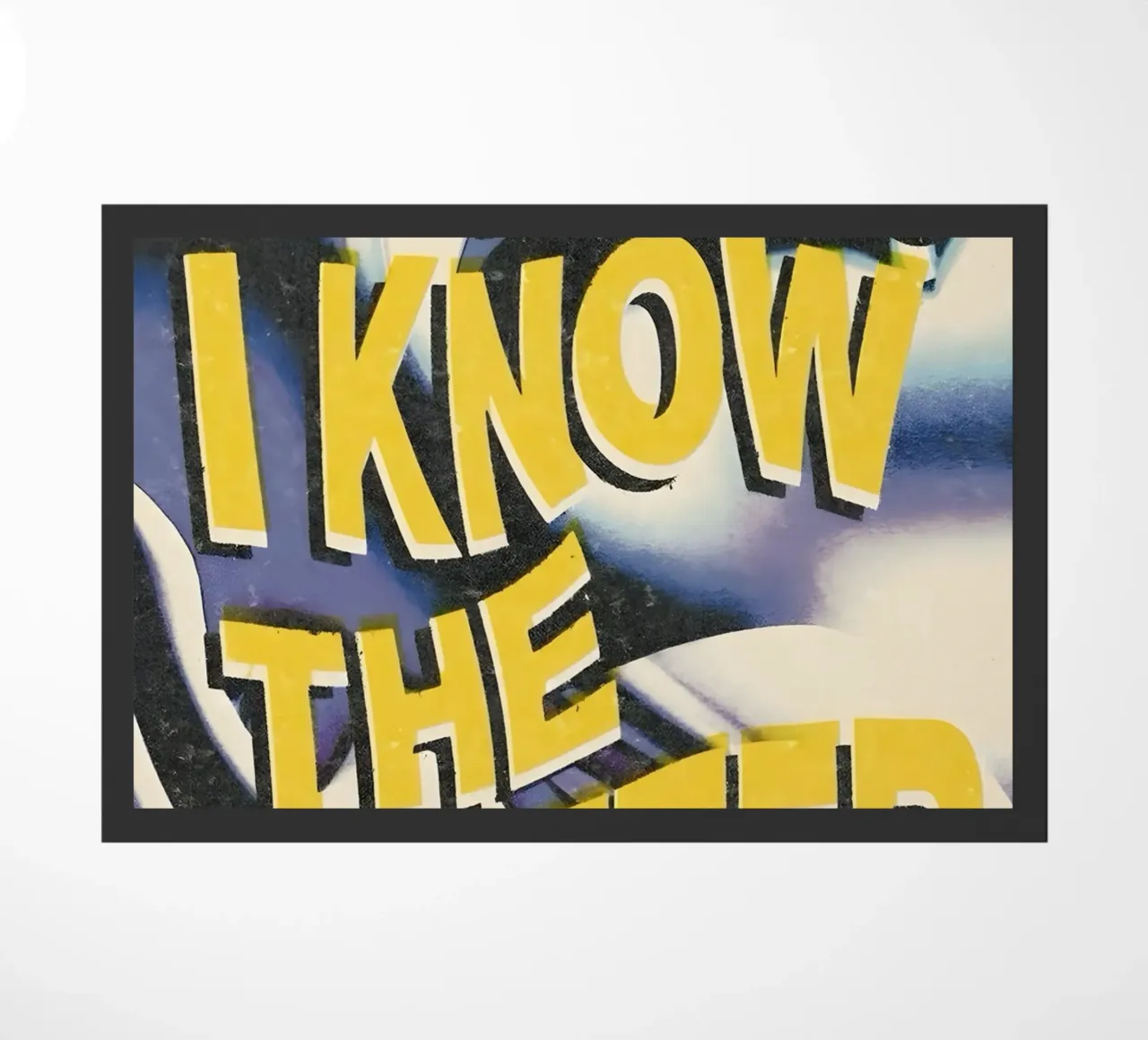 THE LESS KNOVW THE BETTER zerbino da Type & Tape