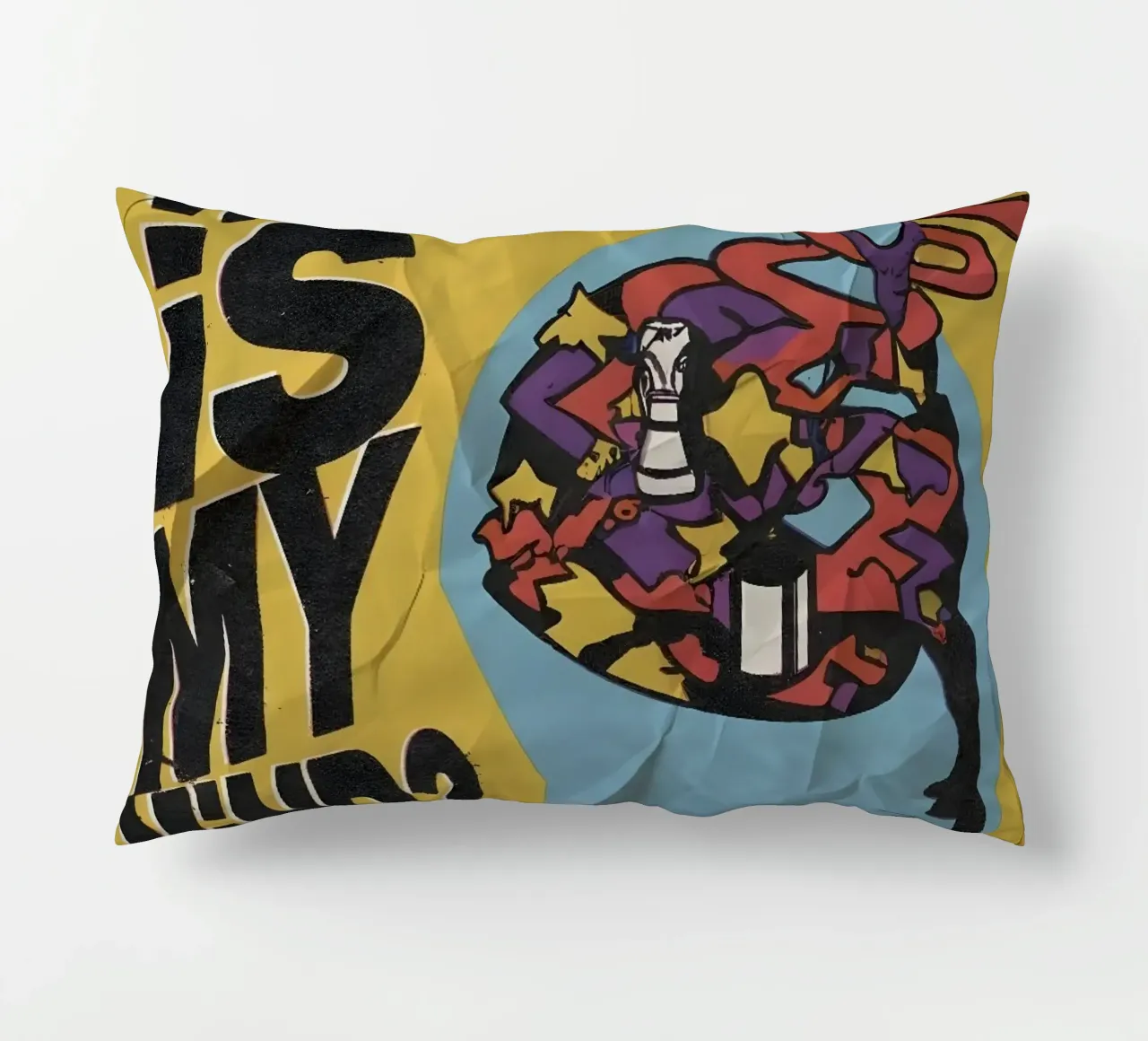 WHERE MY MIND? cuscino da Type & Tape