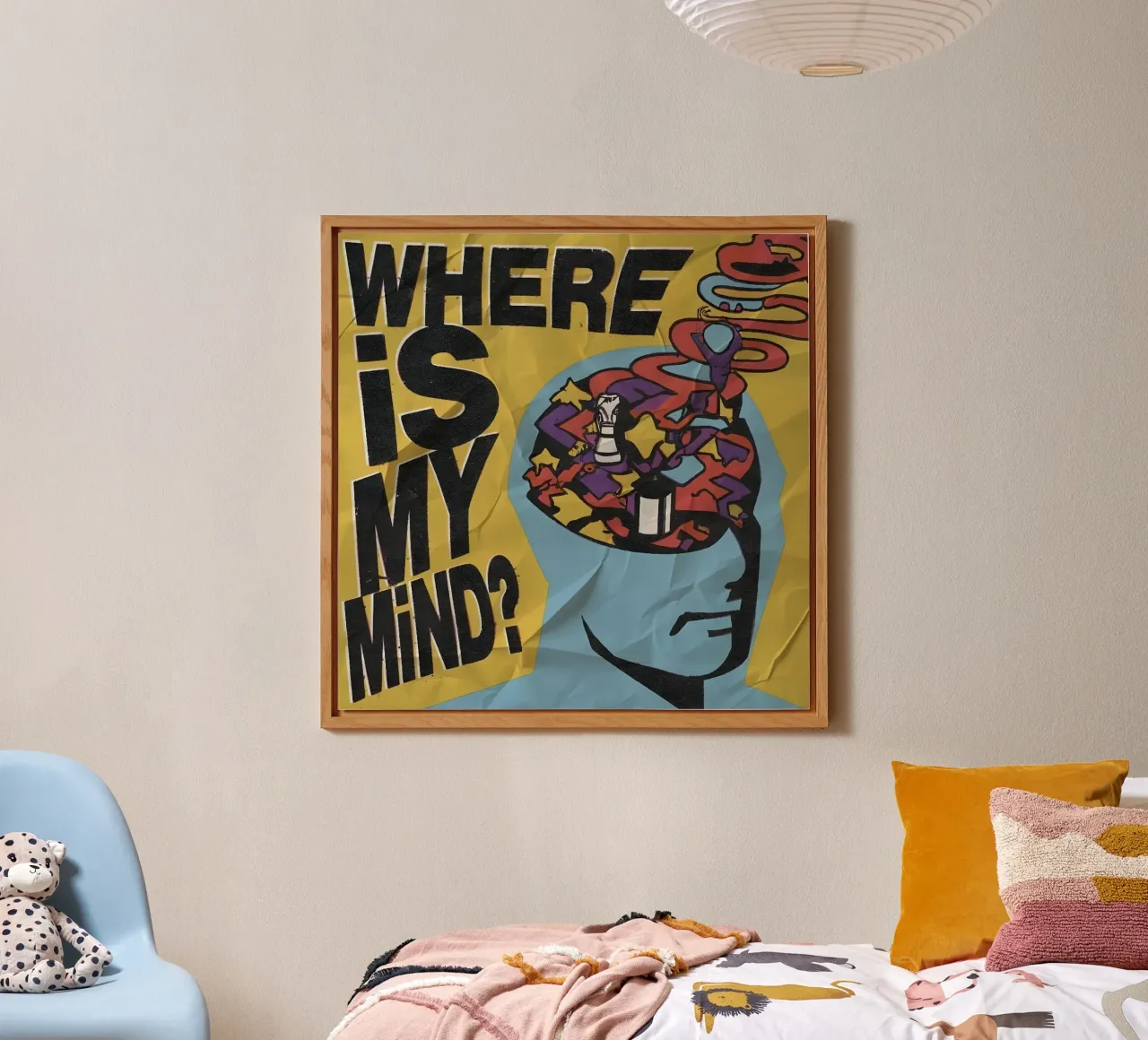 WHERE MY MIND? alluminio dibond da Type & Tape