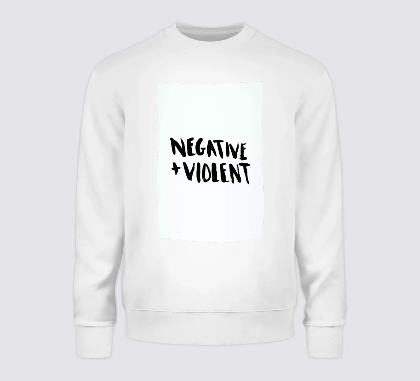 Negative + Violent felpa da Dead Language
