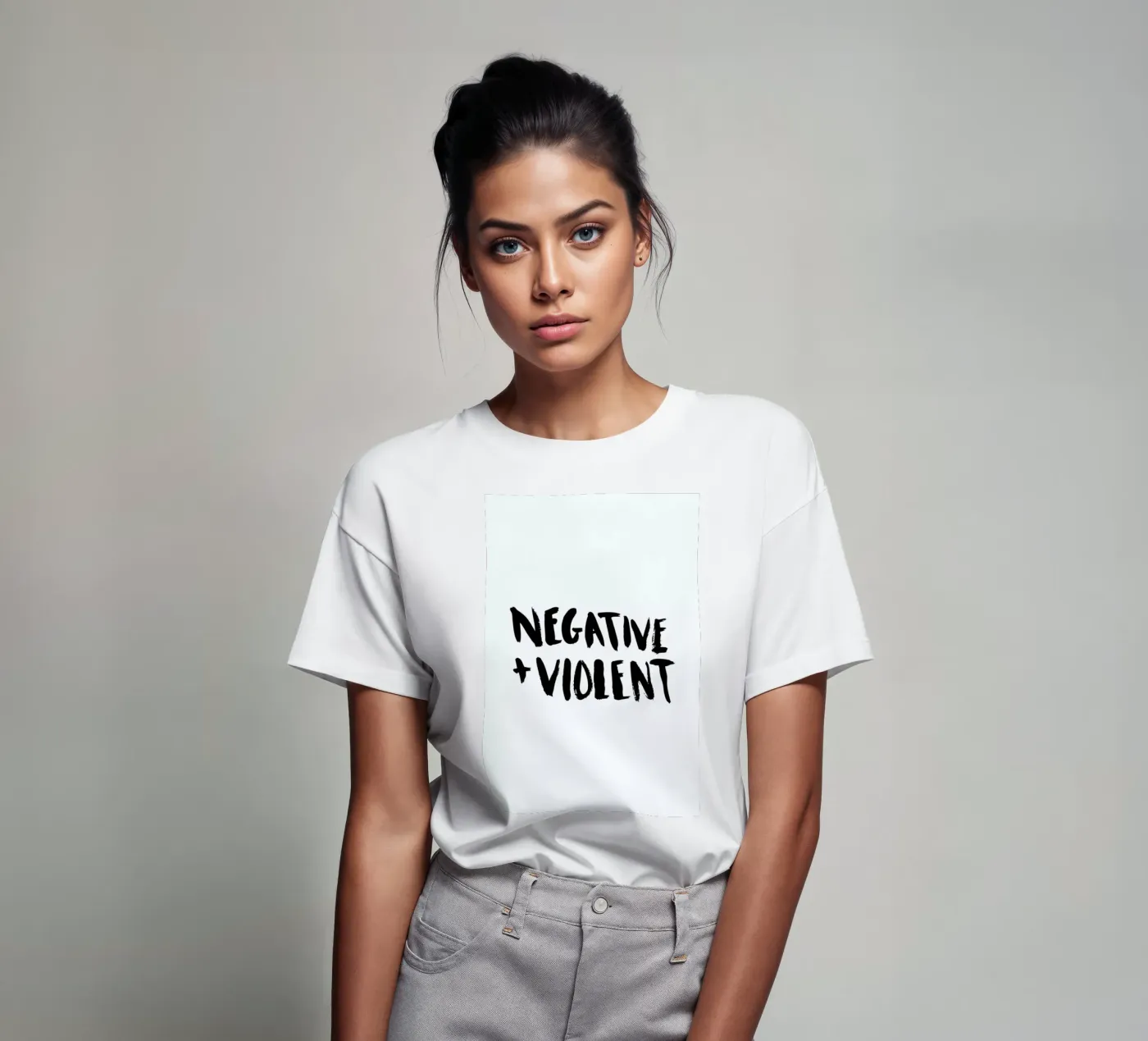 Negative + Violent t-shirt da Dead Language