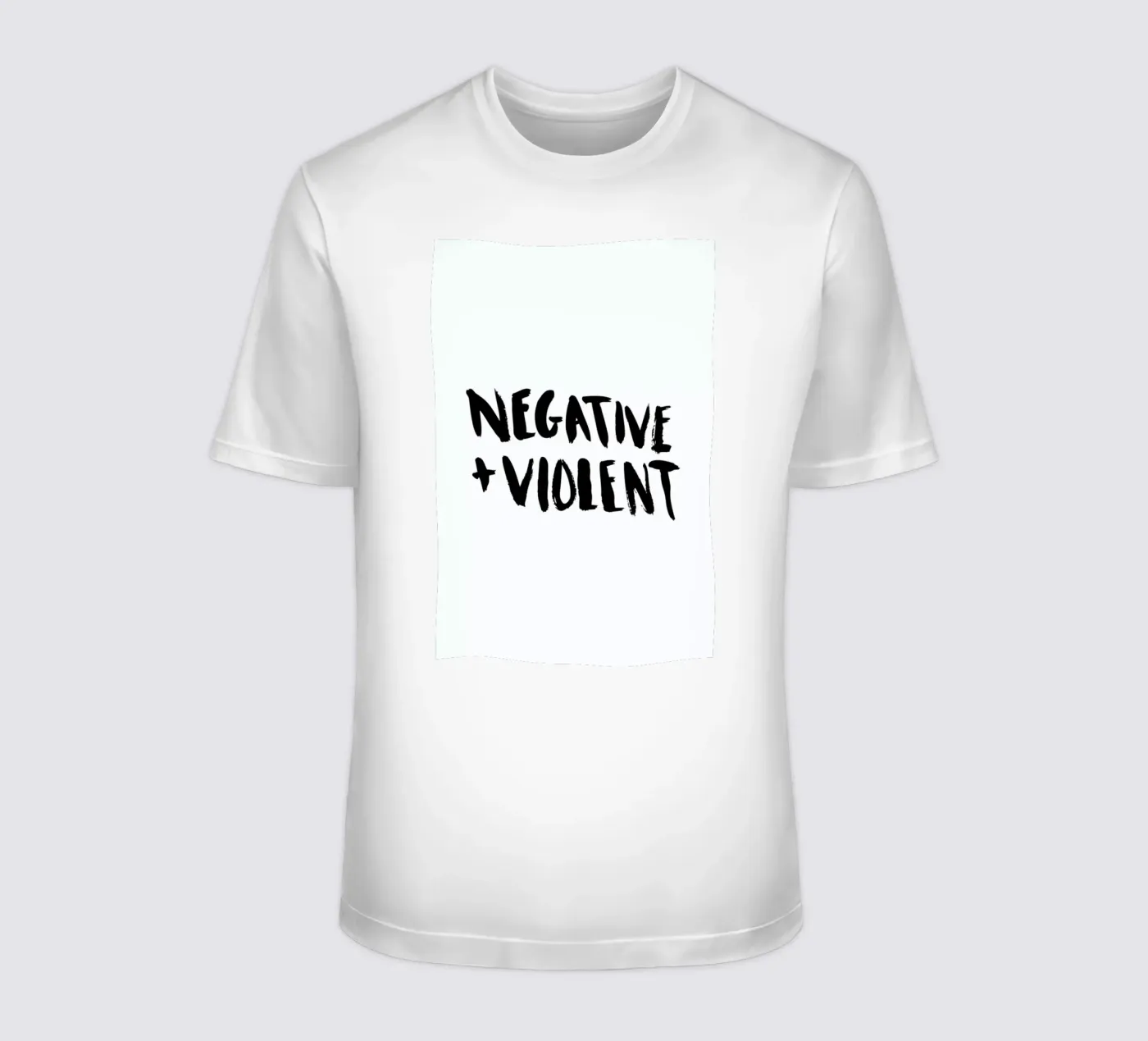Negative + Violent t-shirt da Dead Language
