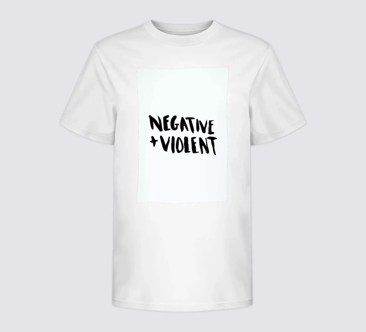 Negative + Violent kinder t-shirt van Dead Language