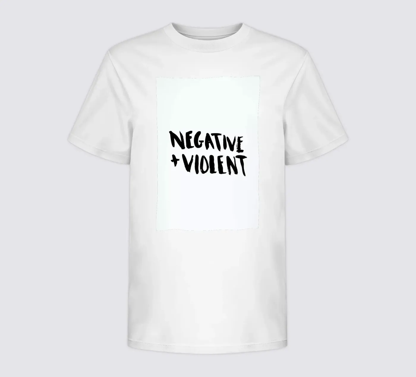 Negative + Violent kinder t-shirt van Dead Language
