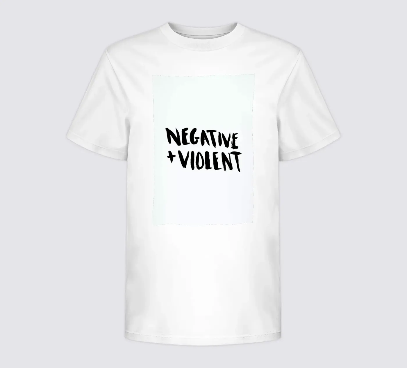 Negative + Violent kinder t-shirt van Dead Language