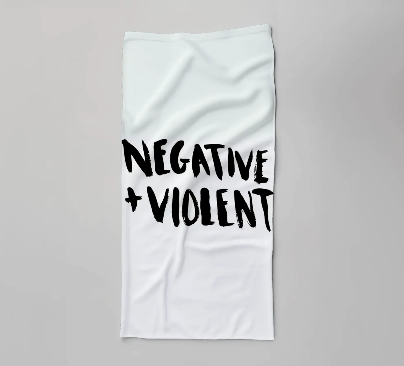 Negative + Violent badhanddoek van Dead Language