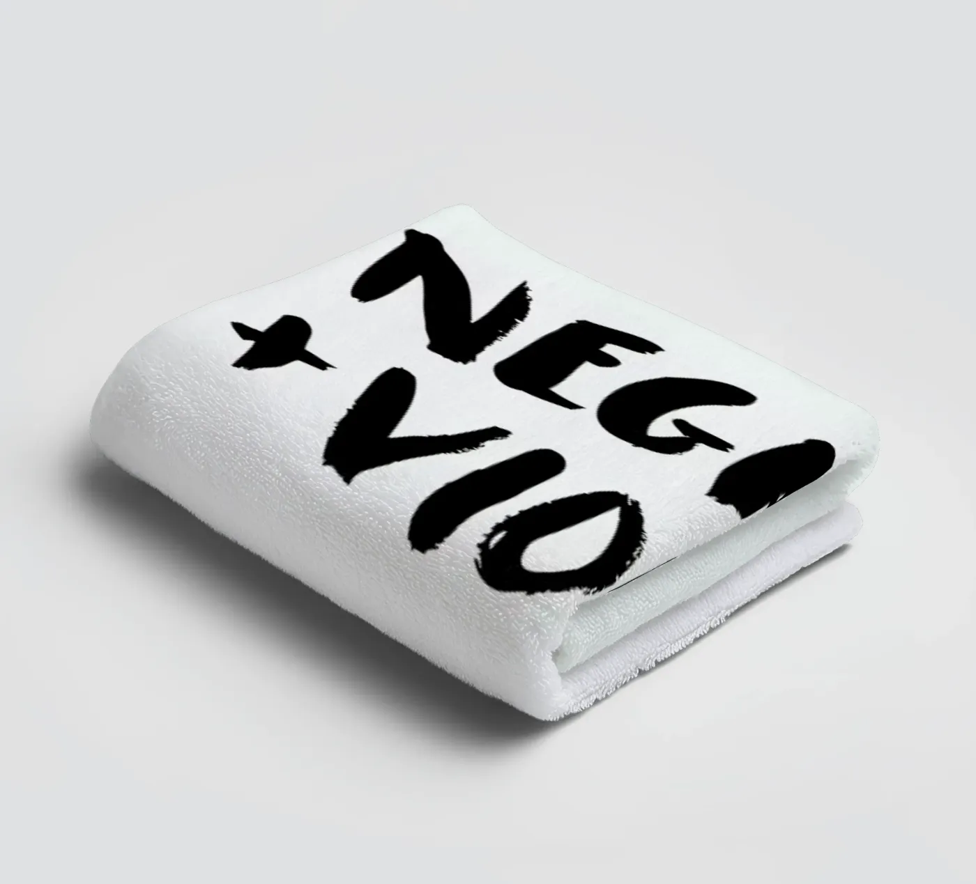 Negative + Violent badhanddoek van Dead Language