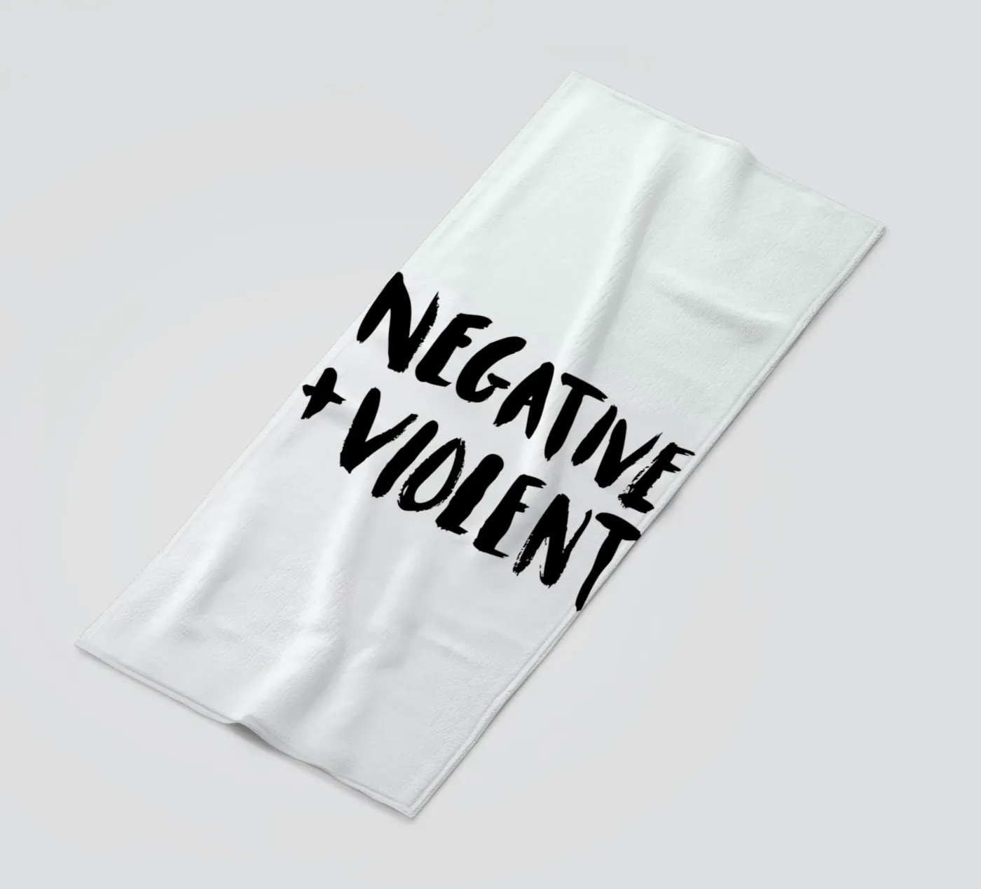 Negative + Violent strandhanddoek van Dead Language