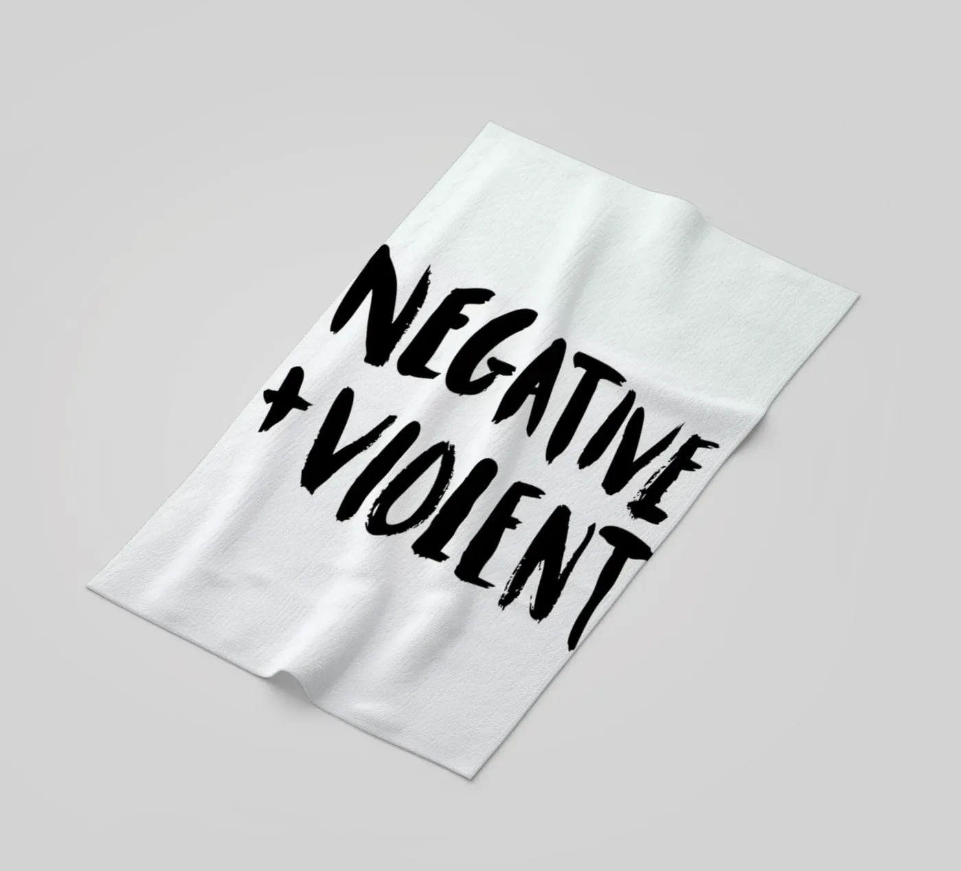 Negative + Violent strandhanddoek van Dead Language