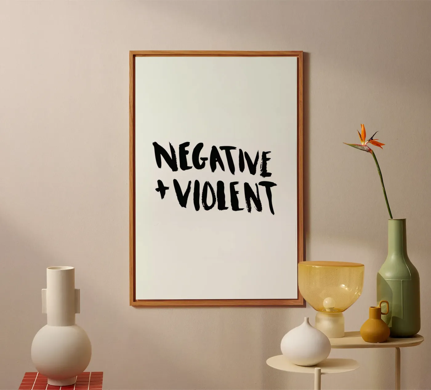 Negative + Violent pannello forex da Dead Language