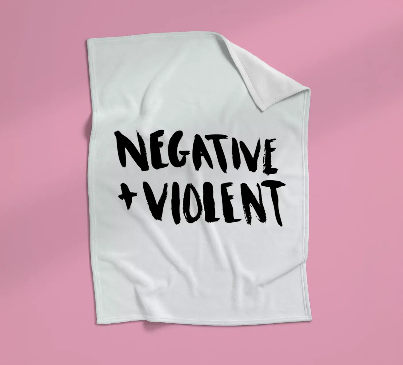 Negative + Violent fleecedeken van Dead Language