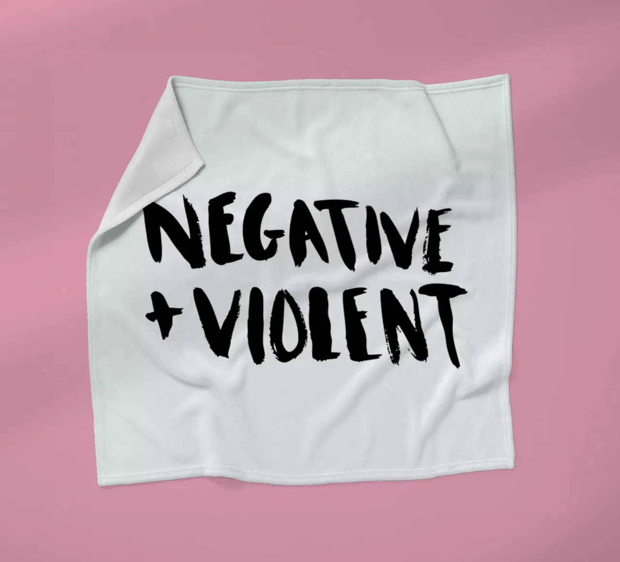 Negative + Violent coperta in pile da Dead Language