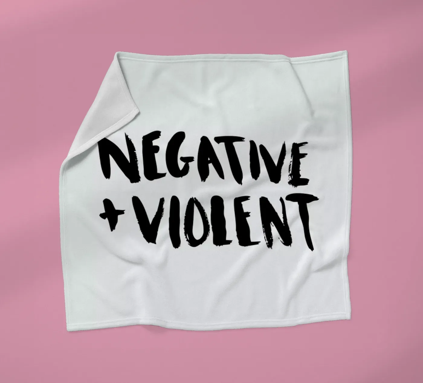 Negative + Violent fleecedeken van Dead Language