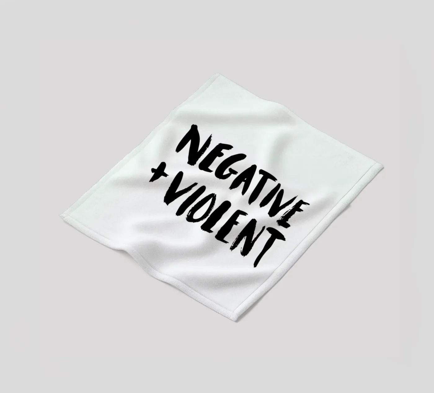 Negative + Violent fleecedeken van Dead Language
