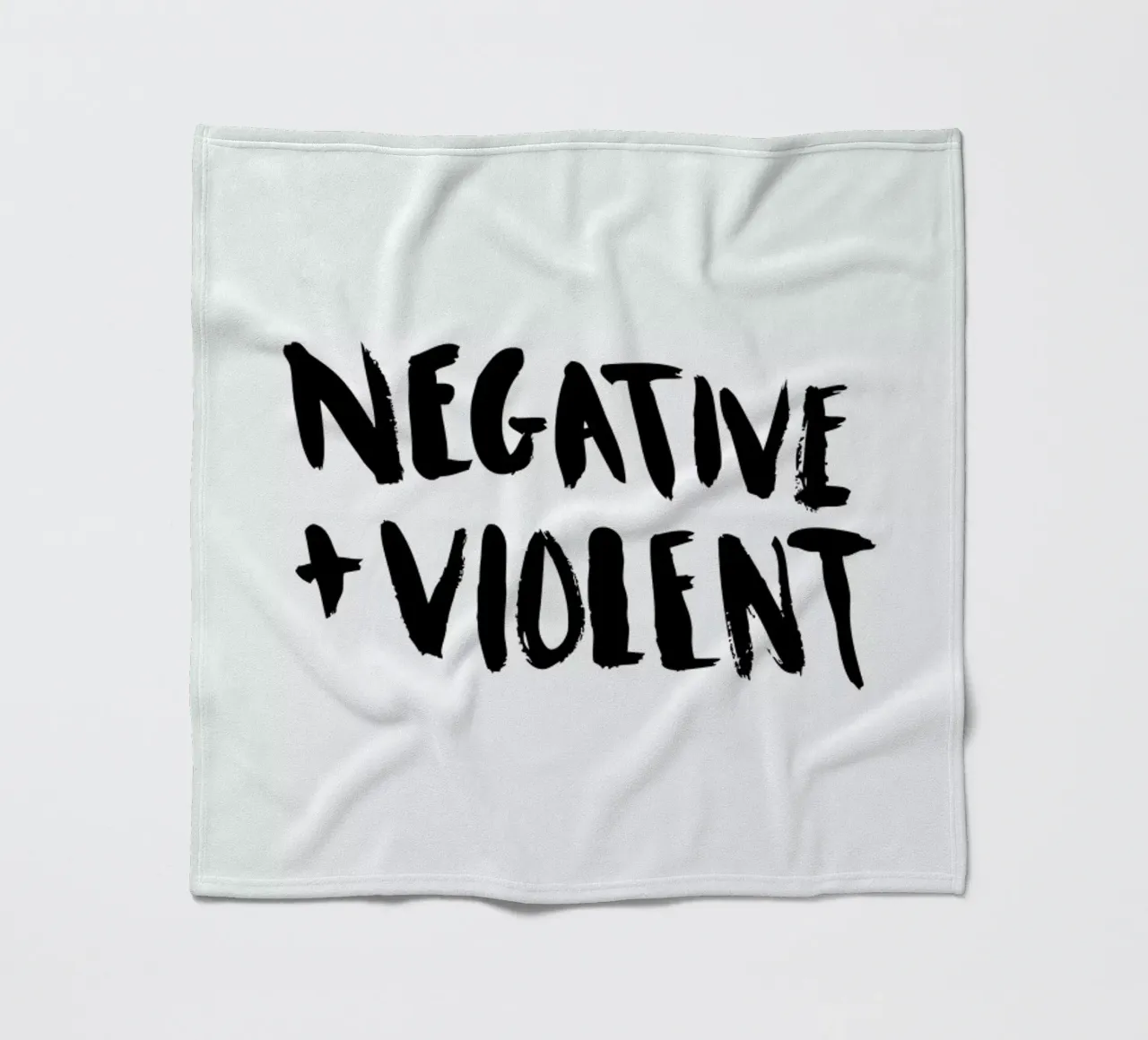 Negative + Violent fleece blanket by Dead Language