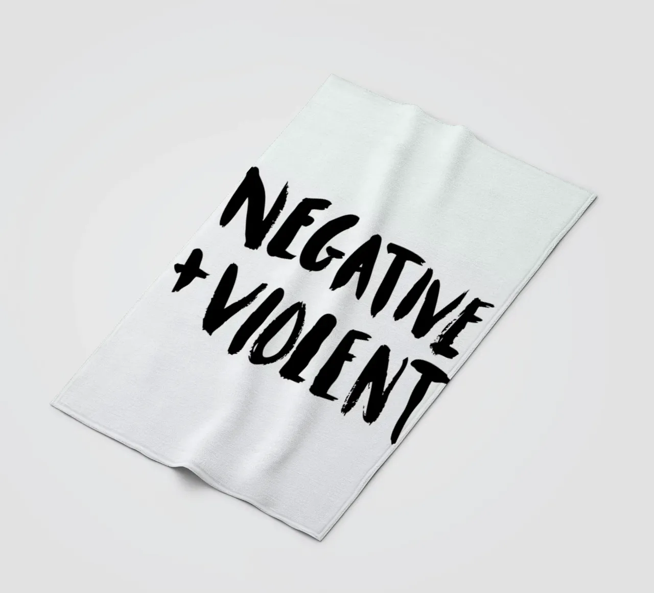 Negative + Violent fleece blanket by Dead Language