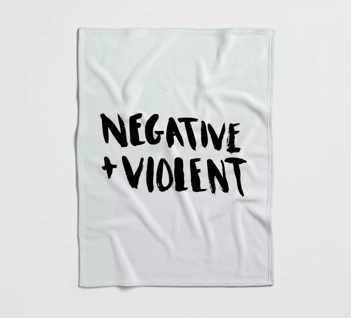 Negative + Violent fleecedeken van Dead Language