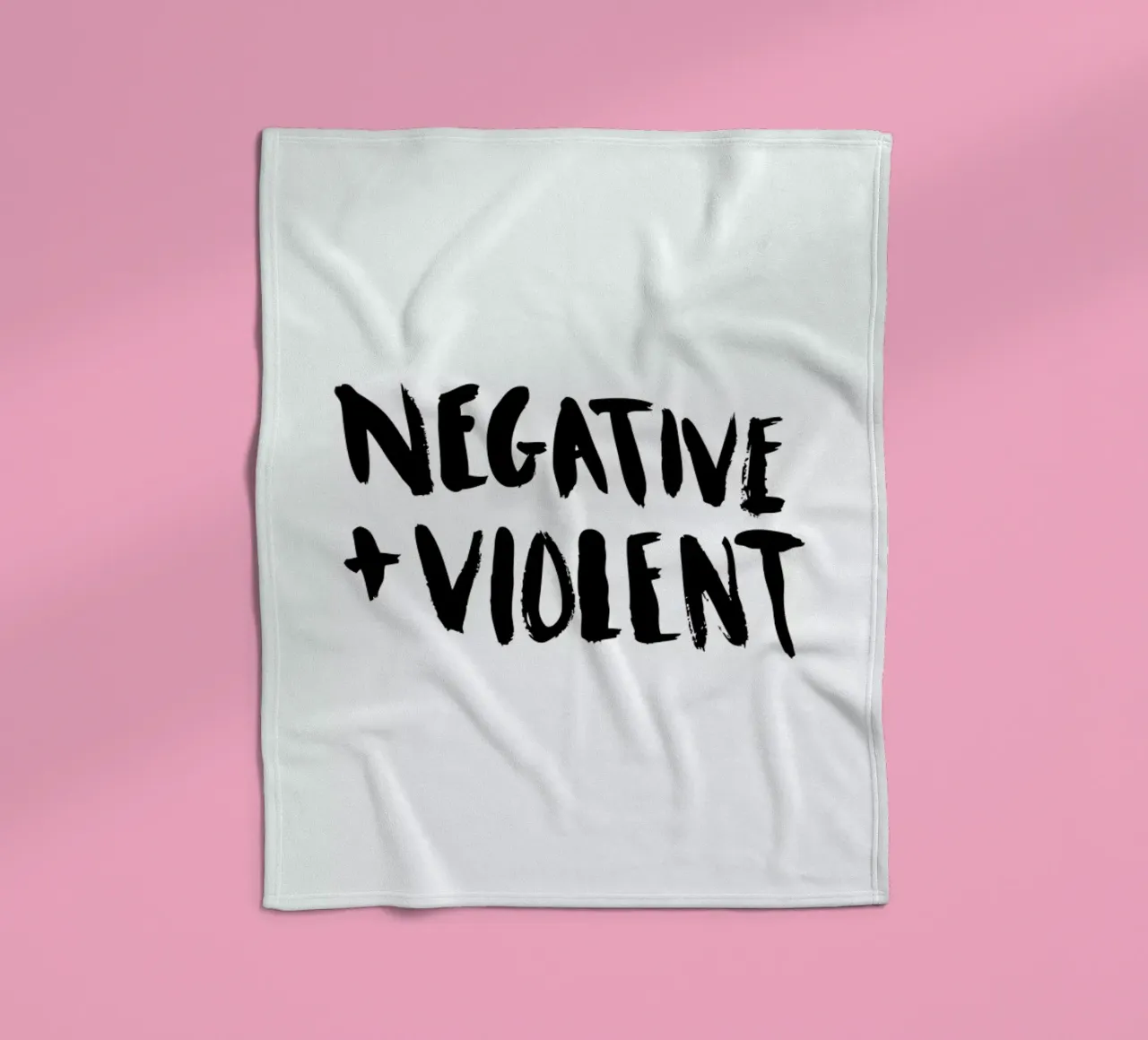 Negative + Violent coperta in pile da Dead Language