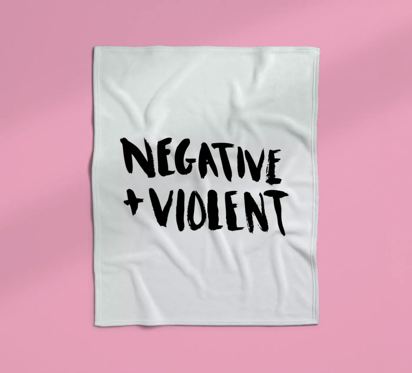 Negative + Violent fleecedeken van Dead Language