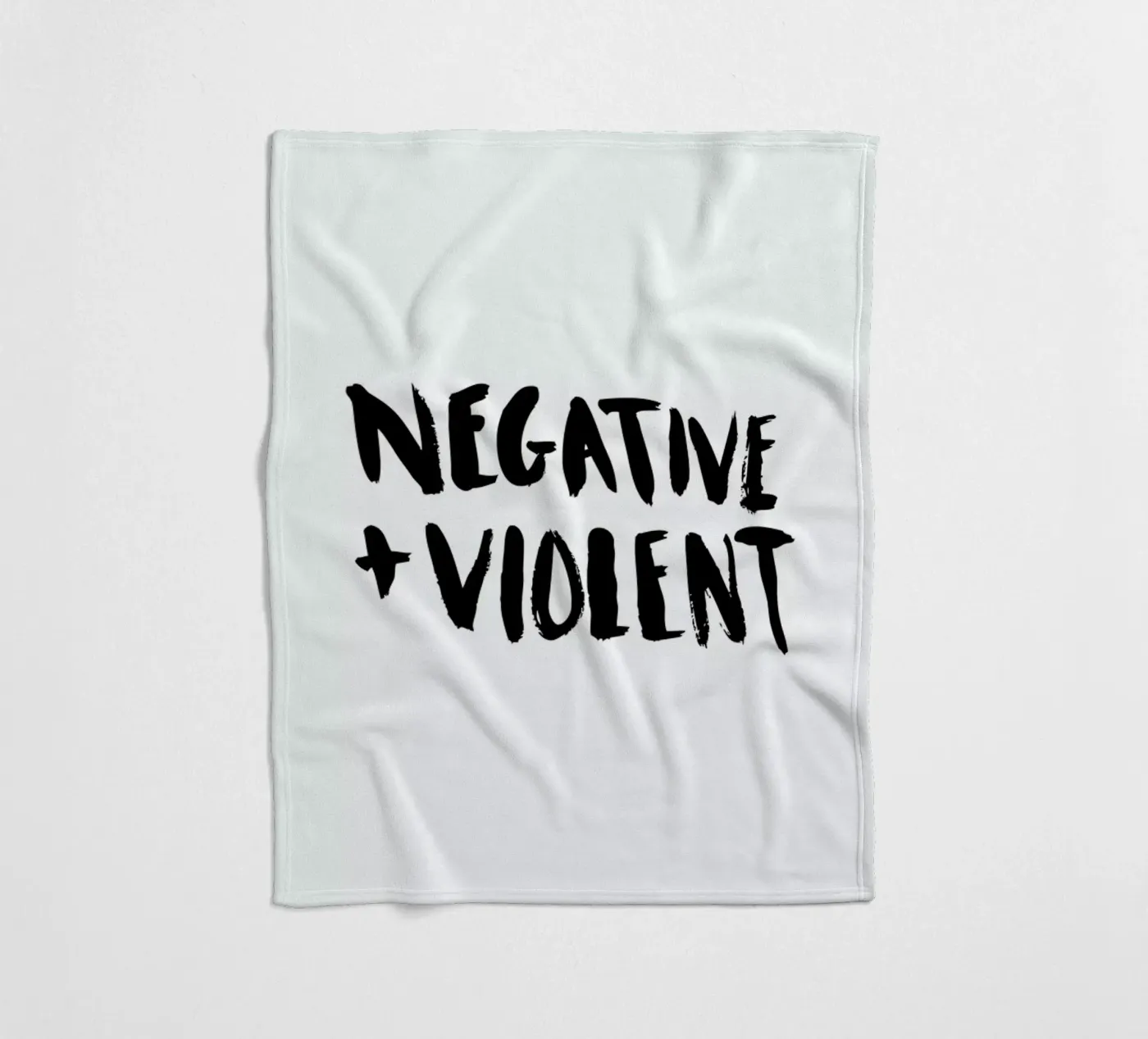 Negative + Violent fleecedeken van Dead Language