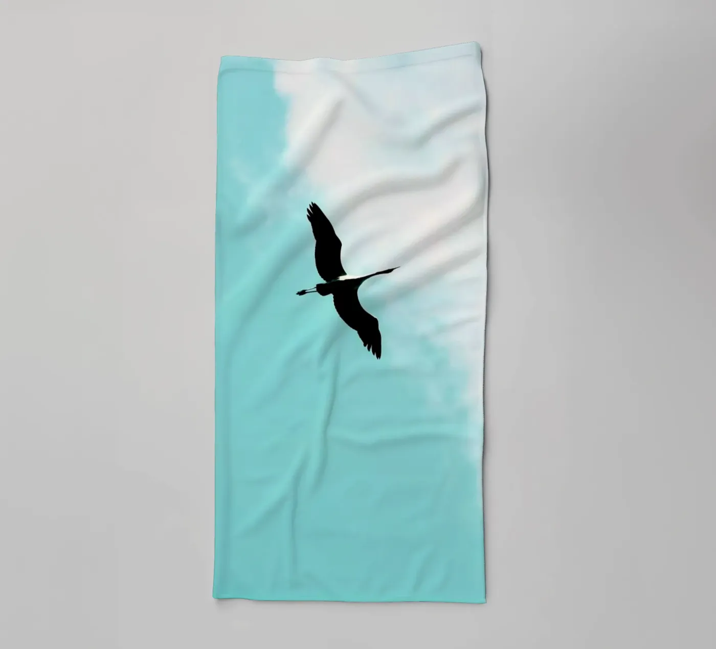 Crane(s) V towel by Tal Paz-Fridman
