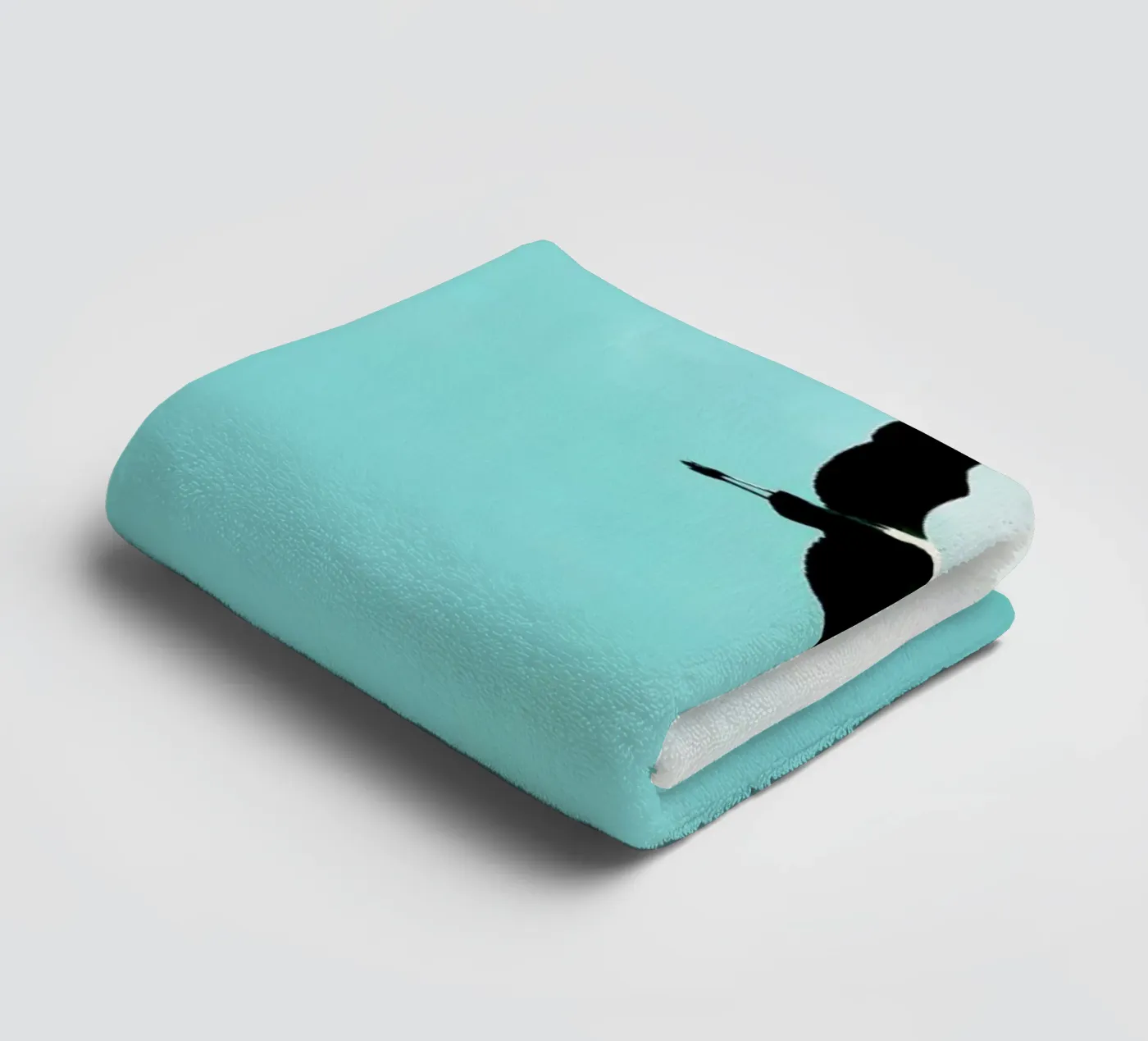 Crane(s) V towel by Tal Paz-Fridman