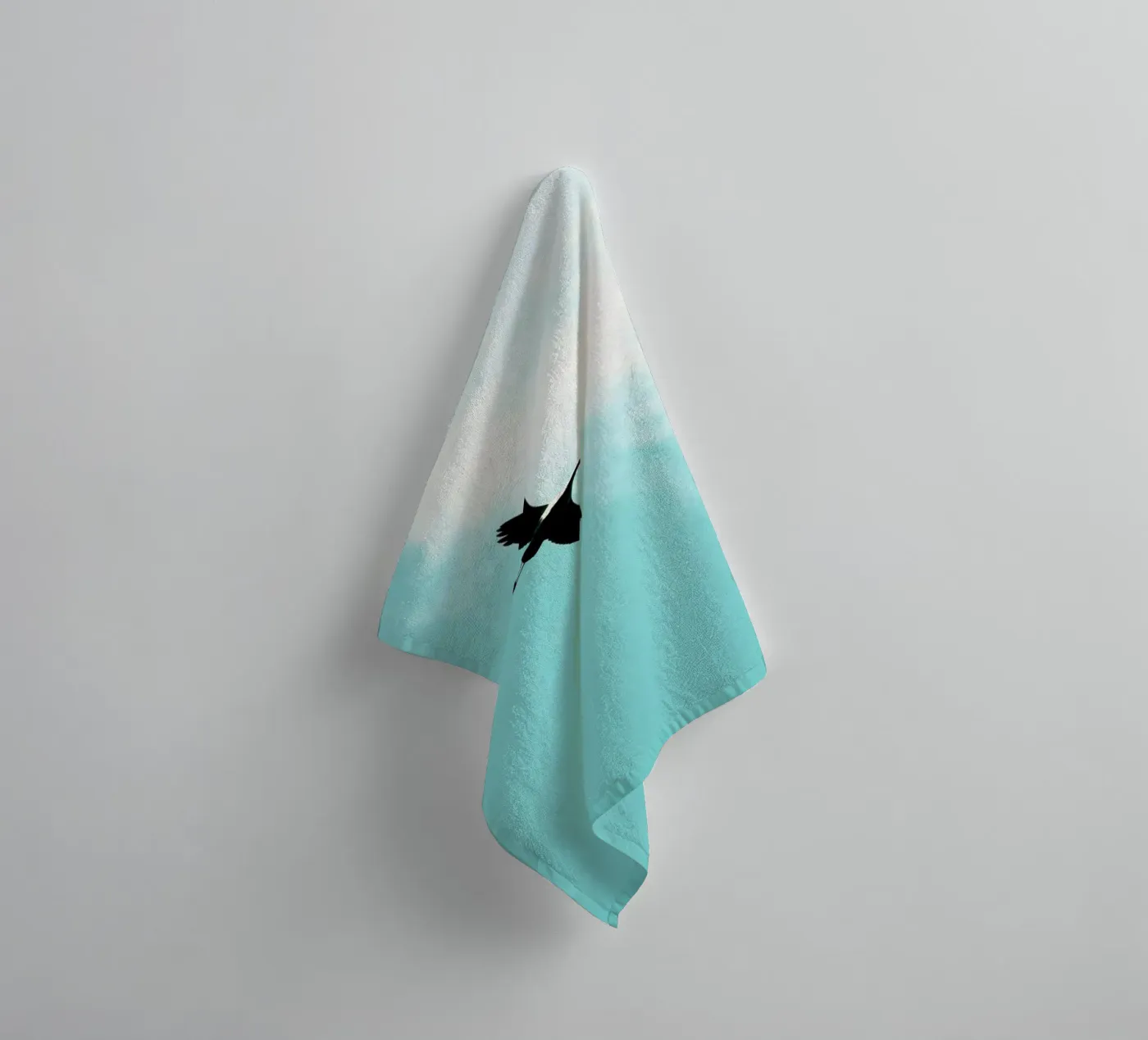 Crane(s) V towel by Tal Paz-Fridman